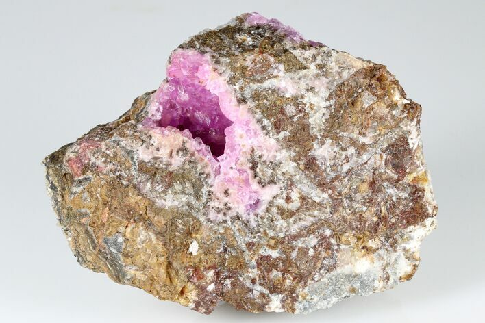 Cobaltoan Calcite Crystal Cluster - Bou Azzer, Morocco #185585